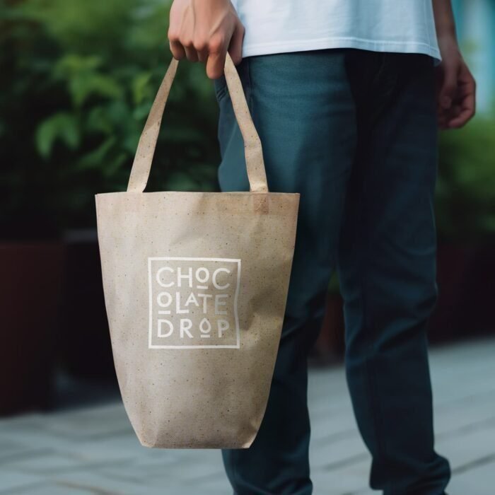 City Shopper Natural Look Tote Bag Small - Image 5